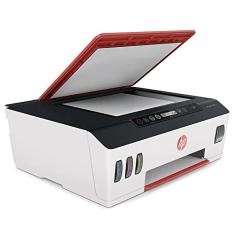 Impressora Multifuncional HP Smart Tank 514 Original Tanque de Tinta Continua Wi-Fi Scanner. Funções: Imprimir, Copiar, Digitalizar. Cor Branco/Vermelho (3YW74A)