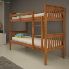 Beliche Solteiro Cama Dupla Madeira Maciça E Mdf Totalità