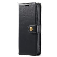 Capa de telefone de couro magnético destacável para iPhone 15 12 13 11 14 Pro Max XS XR X SE 2022 8 7 Plus Capa porta-cartão carteira, preta, para iPhone SE 2022