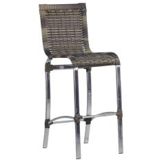 Banqueta Em Alumínio Para Balcão Edícula Trama