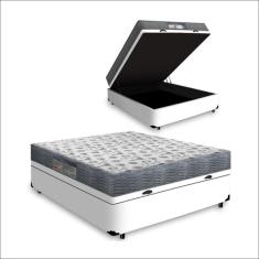 Cama Box Com Baú Viúva + Colchão Ortopédico D33 - Ortobom - I