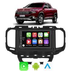 Kit Multimidia Android Toro 2016 a 2023 7 Pol Carplay Waze - E-Carplay