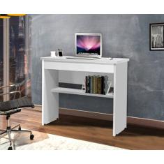 Mesa / Escrivaninha VIT Para Estudo 1 Gaveta Com Chave Cor Off White /