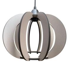 Luminária Lustre Pendente Madeira Teto Sala Quarto Cozinha Balcão NY N