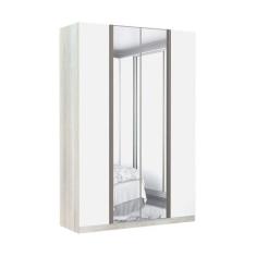 Guarda-roupa 4 Portas 160 Cm Legno Crema Com Branco Mat - LUCIANE