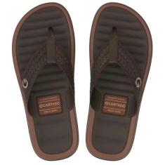 Chinelo Masculino Cartago Coimbra Ii Dedo 12285, Marrom marrom, 39