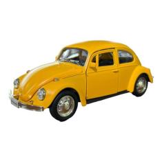 Miniatura Volkswagen Fusca Classic Amarelo RMZ 1:32