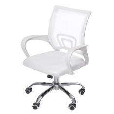 Cadeira para Escritório Tela Mesh Rodízio Tok OR Design Branco