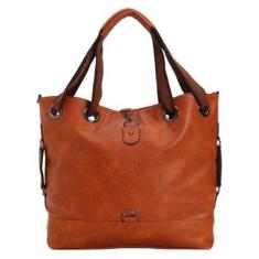 Bolsa Feminina Sacola Grande Com Alça Transversal Big Bag-Feminino