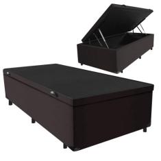 Cama Box Baú Solteiro, Casal, Queen ou King - Diversas Cores - Colchom