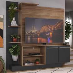 Estante Home Theater para TV até 55 Pol Denver Multimóveis Madeirado P