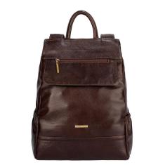 Mochila Antifurto De Couro Suelen Andrea Vinci Feminina-Feminino