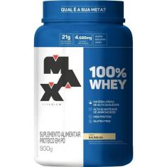 Whey 100% 900G Max Titanium - Baunilha