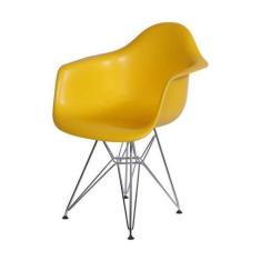 Cadeira Com Braços Eames Em Metal 1121 Or Design