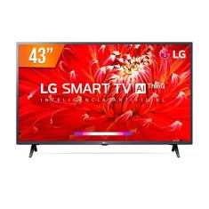 2021 Smart TV LG 43" Full HD 43LM6370 WiFi Bluetooth HDR ThinQAI compatível com Inteligência Artificial