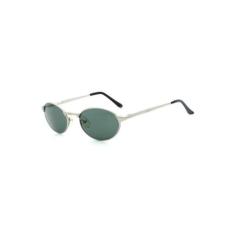 Óculos De Sol Prorider Retro Prata Com Lente Verde - Ms1007