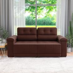 Sofá Retrátil e Reclinável 2 Lugares 190cm Smart - Montreal