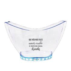 Champanheira Com Led Personalizada Amor Vinho E Motivos