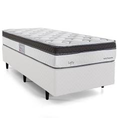 Cama Box de Solteiro Herval Lofty, Molas Ensacadas, 67x88x188 cm