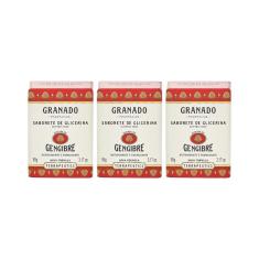 Sabonete Granado 90G Glicerina Gengibre-Kit C/3Un