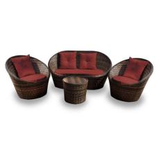 Conjunto de Sofás Fibra Sintética Buenos Aires - 1 Sofá 2 L + 2 Poltro