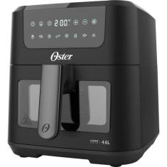 Fritadeira Oster Digital Clear 4,6L Com Visor Transparente 220V, Preto
