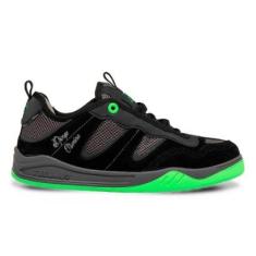 Tênis Tesla Shine Black Neon Green Libra Pro Atleta Djorge-Masculino