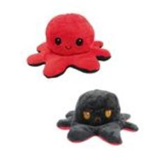 Polvo de Pelúcia Reversível Polvinho do Humor TikTok Feliz ou Bravo, V
