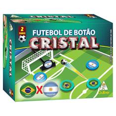 Futebol Botão Cristal Seleções Brasil x Argentina Gulliver, Multicor