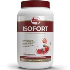 Isofort Whey Protein Isolado 900G Frutas Vermelhas- Vitafor