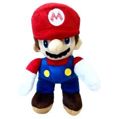 Pelúcia Mario Bros Vermelho e Azul 35cm
