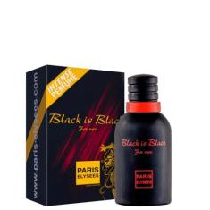 Paris Elysees Black Is Black Perfume Masculino Edt 100ml