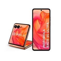 Smartphone Motorola Razr 50 Ultra, 512GB, 24GB RAM, OcTA-Core, Câmera Dupla 50MP, Tela dobrável 6.9" Externa 4", Pêssego - PB1T0053BR