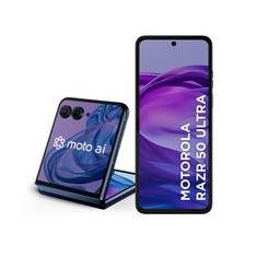 Smartphone Motorola Razr 50 Ultra, 512GB, 24GB RAM, Câmera Dupla 50MP, Tela dobrável 6.9" Externa 4", Moto AI, Azul - PB1T0051BR
