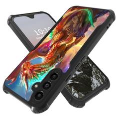 Qindaiwen Capa para Samsung Galaxy S24 Plus, resistente à prova de choque com parte traseira rígida de acrílico, capa protetora fina à prova de choque de grau militar para Samsung Galaxy S24 Plus,