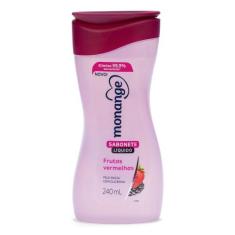 Sabonete Líquido Monange Frutas Vermelhas 240ml, 1 unidade, 240ml