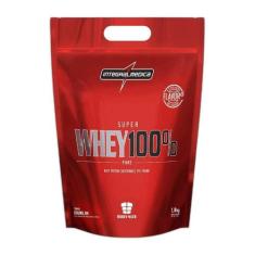 Whey 100% Pure Pouch 1,8kg Baunilha Integralmedica, 1,8kg, Baunilha