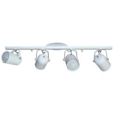 Spot No Trilho Para 04 Lâmpadas - Ideal para Sala, Quarto, Cozinha, Ba