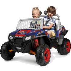 Carrinho Eletrico Infantil Peg Perego Polaris RZR 900XP 24V Azul - Peg
