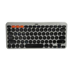 Teclado Bluetooth Retrô Plus Tc510 Cinza Oex