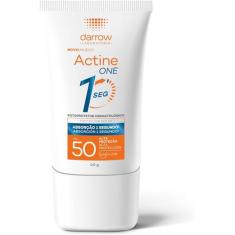 Protetor Solar Facial Sem Cor FPS50 Darrow Actine One 40g