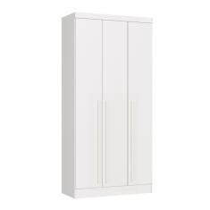 Guarda-Roupa Modulado 3 Portas 2 Gavetas Infinity Branco Line