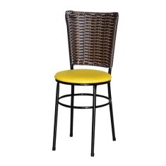 Cadeira Preta Para Cozinha Hawai Cappuccino - Laumar, Cappuccino