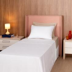 JOGO DE CAMA LÍNEA SOLTEIRO MICROPERCAL 200 FIOS - 3 PEÇAs - Casa Paul