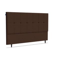 Cabeceira Piave Veluto Marrom Queen (8x160x120) - Ortobom