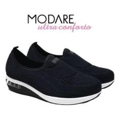 Tênis Modare Feminino Ultraconforto Ortopédico Esporão - Preto - 33 BR-Feminino
