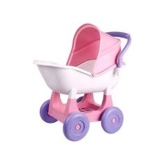Carrinho Para Boneca Infantil Bebê Dobrável - toys