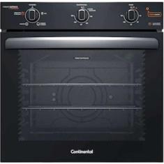 Continental Forno de Embutir Elétrico OC8EM Preto 80 Litros com Grill TOPLimpaFácil Embutir 1751W 57,5 x 64,4 x 66,7 cm 23,9 kg