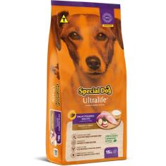 SPECIAL DOG Ração Special Dog Ultralife Adultos Raças Pequenas Sabor Frango E Arroz 15 Kg