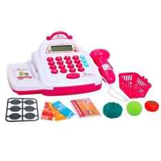 Caixa Registradora Mini Shopping Rosa - Multikids